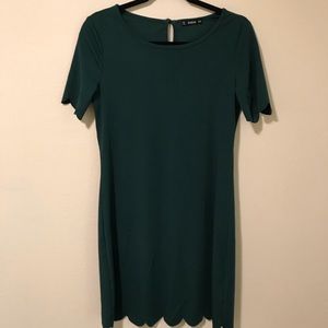 Deep Green Midi Dress